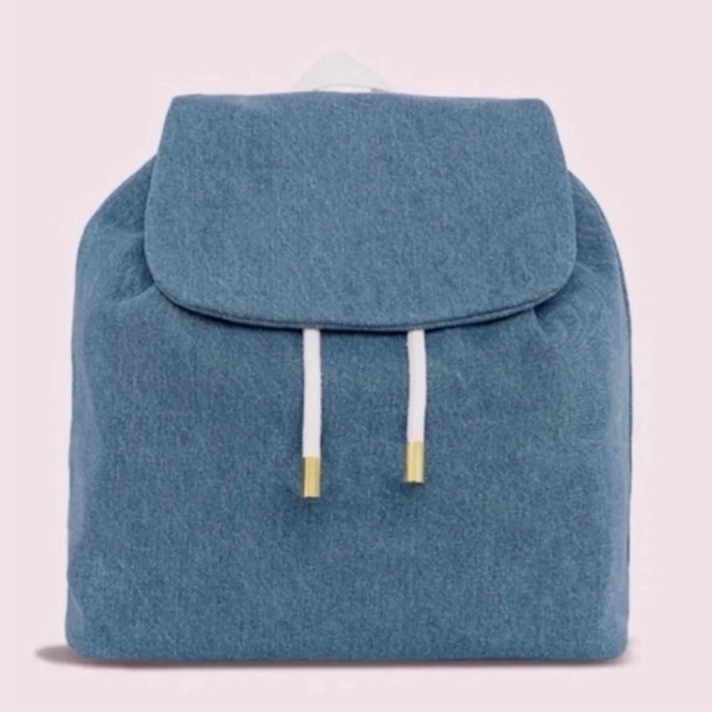 STONEY CLOVER LANE NWT DENIM FLAP BACKPACK